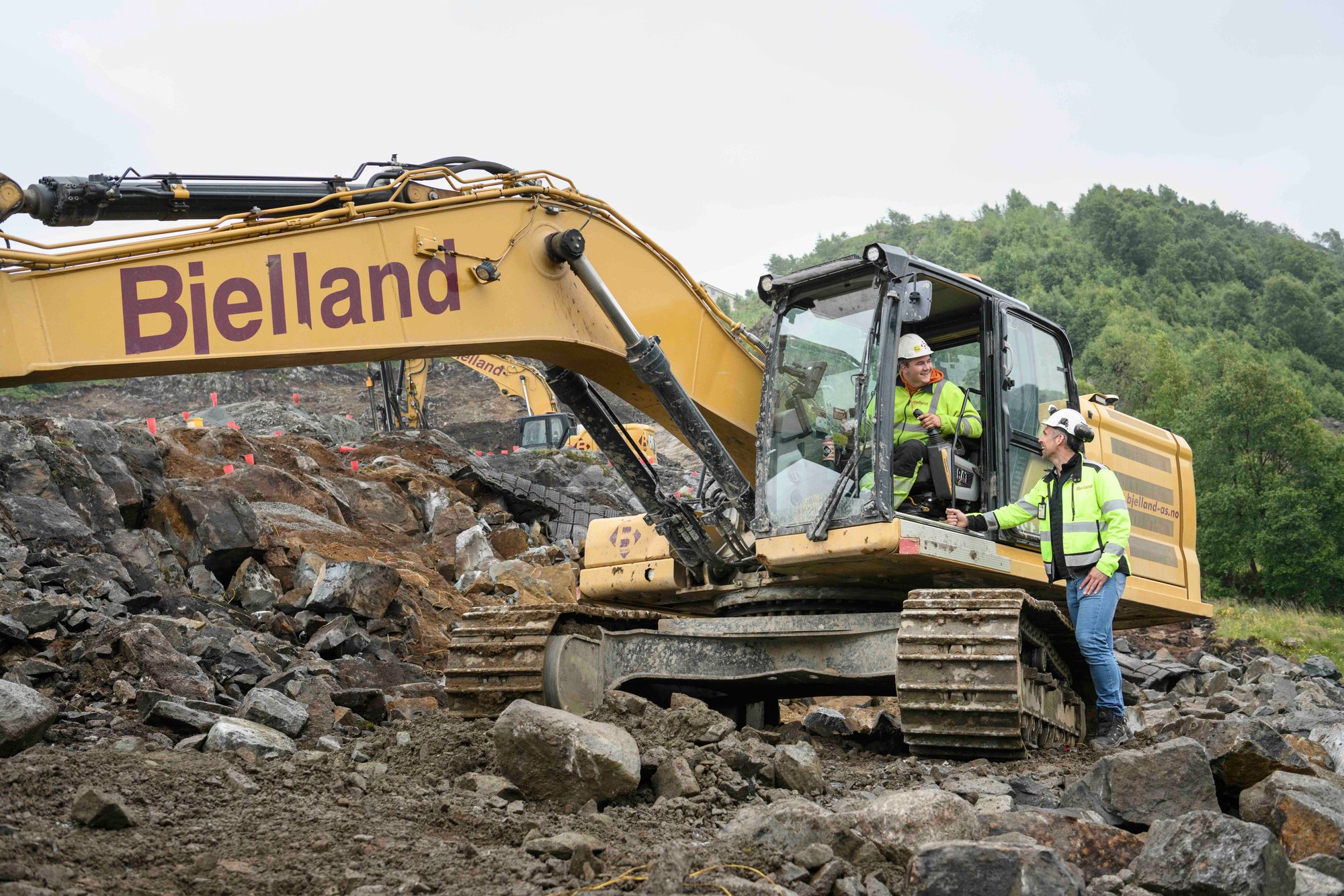 bjelland-gravemaskin