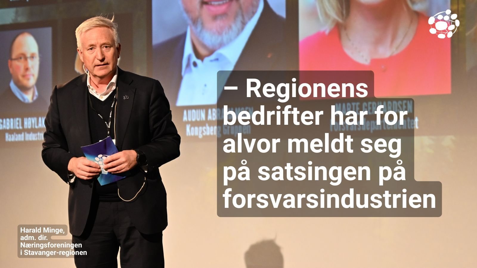 Sagt på Harald Minge