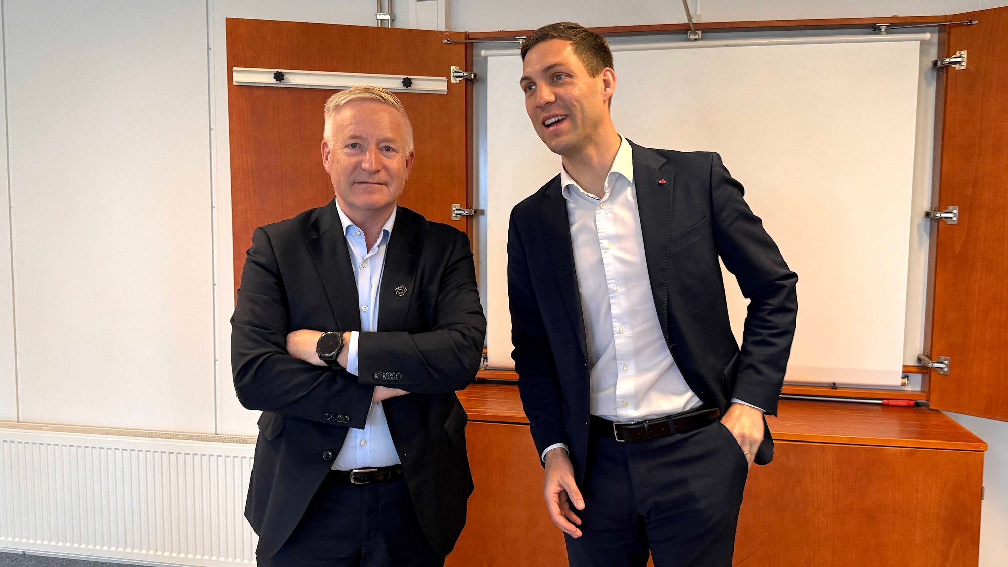 Harald Minge og Andreas Bjelland Eriksen
