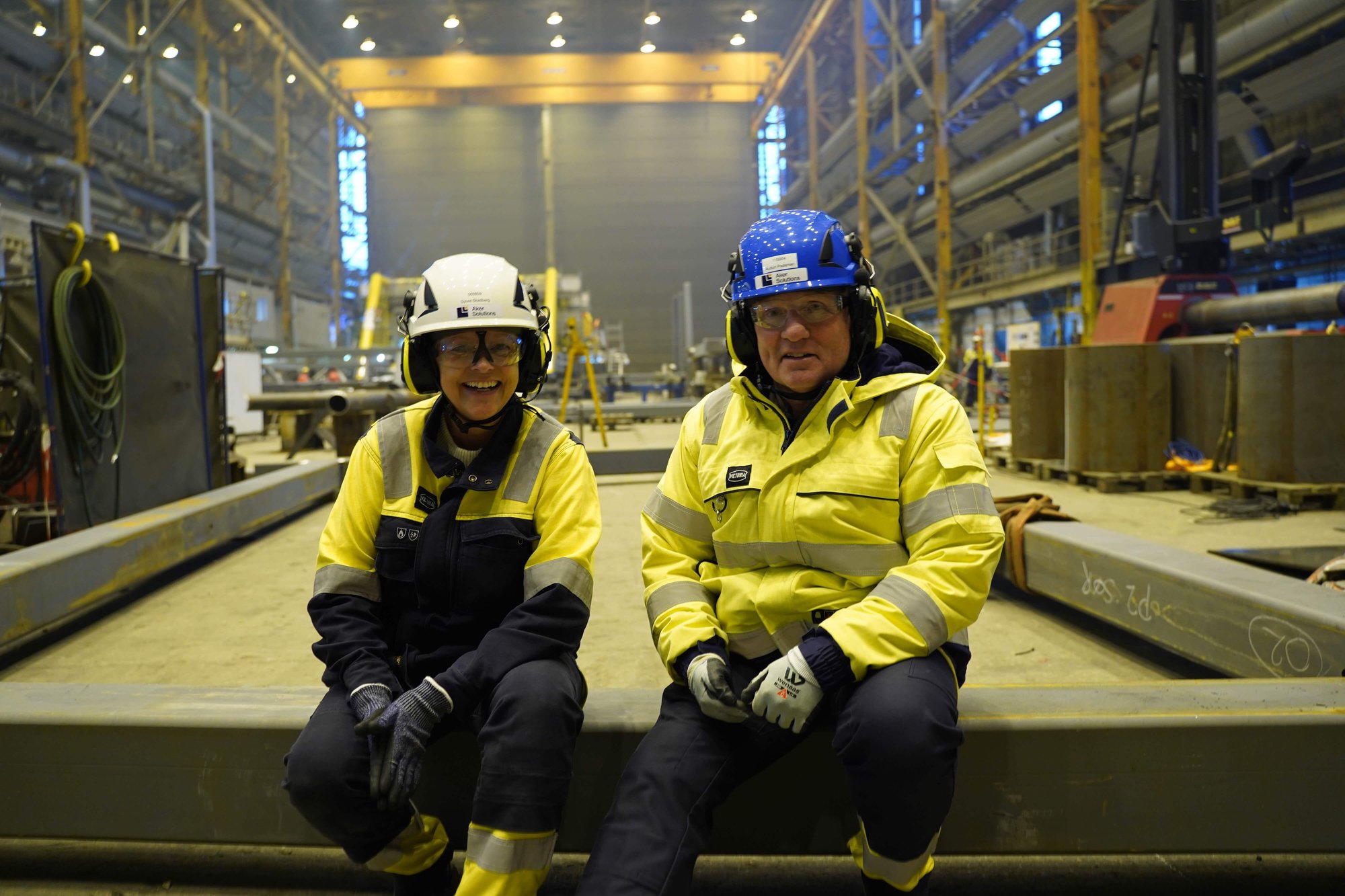 Sylvie A. Skadberg og Audun Pedersen, Aker Solutions i Egersund 2