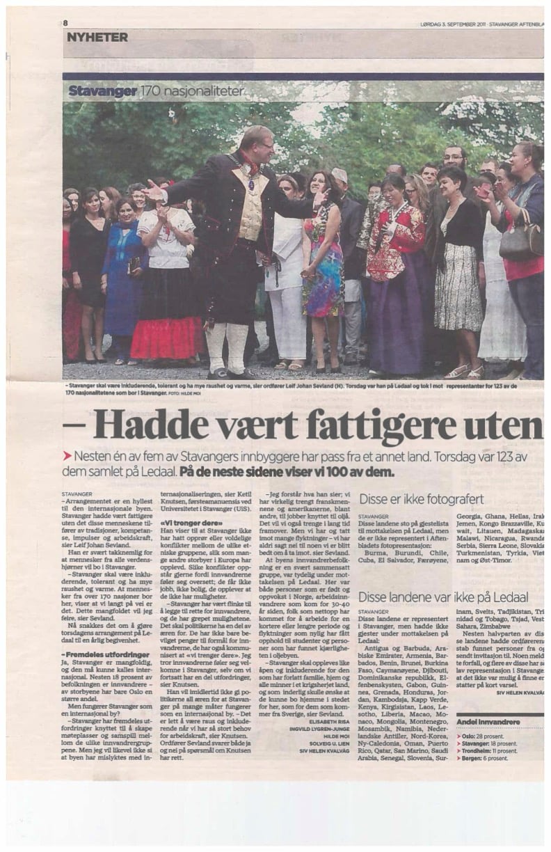 ledaal sevland faksimile aftenbladet