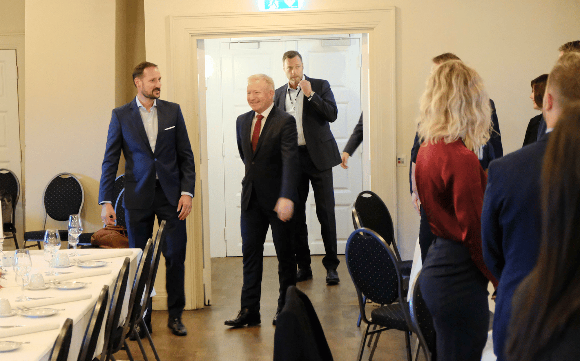frokostmøte rosenkildehuset kronprins haakong og harald minge