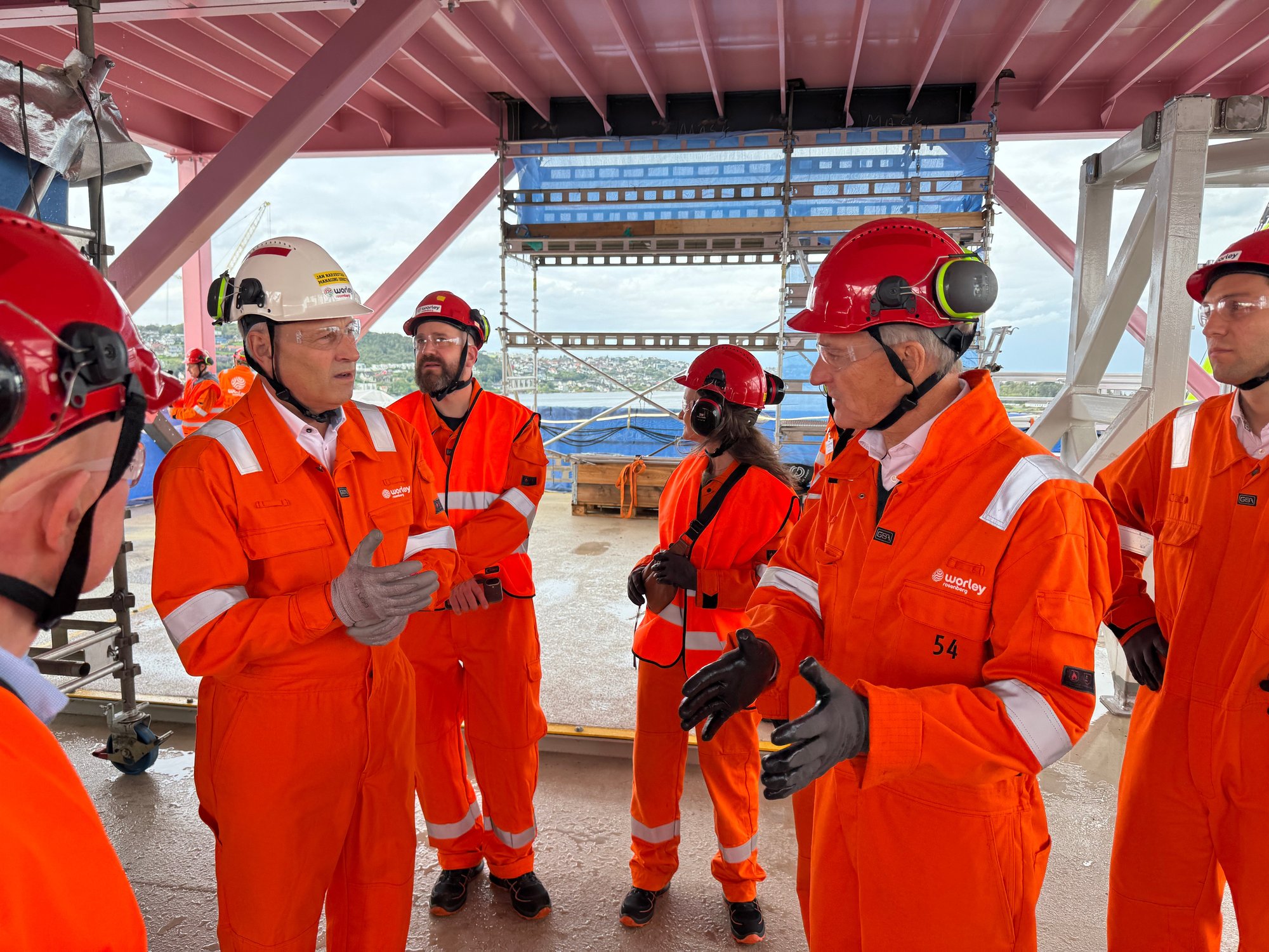 Jan Narvestad og Jonas Gahr Støre