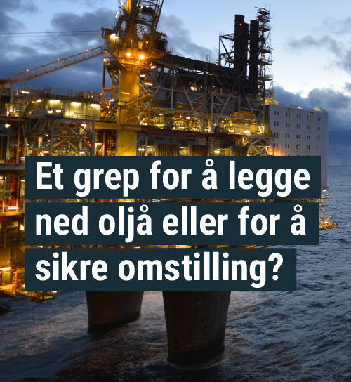 Vi kjører debatten om omstillingskommisjonen!