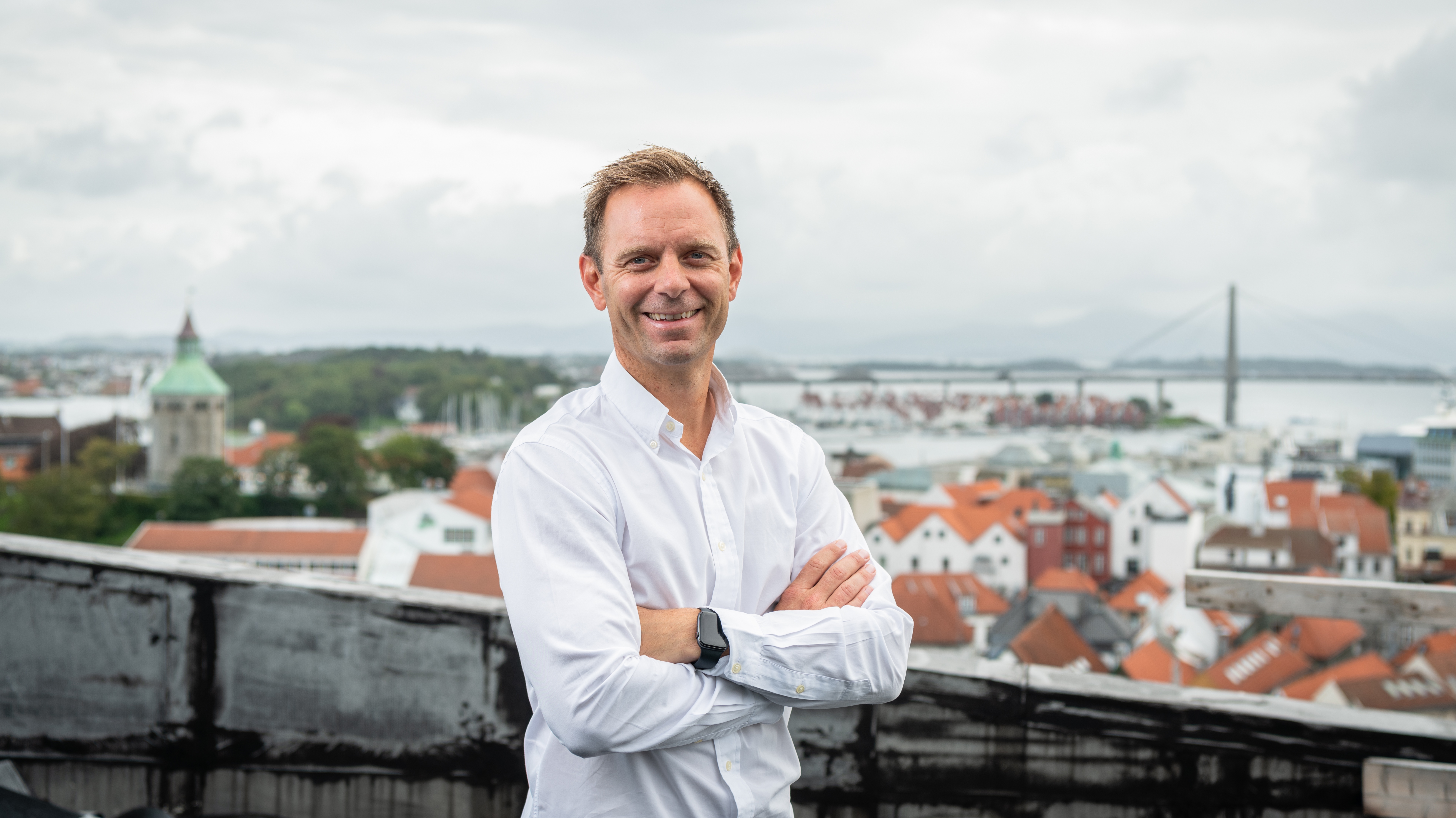 Om få uker kan Kjetil Thulin ønsker velkommen til åpningen av butikkdelen av Herbarium. På nyåret skal kontorarbeidsplassene stå ferdig til innflytting – med takterrasse og utsikt over sentrum.