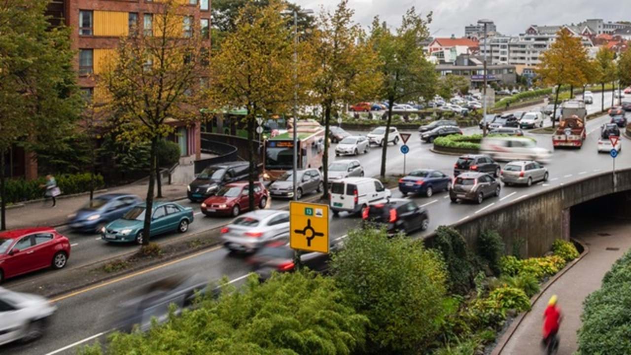 Biltrafikken øker  – og mest i Stavanger