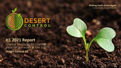 Desert Control med halvårsresultat